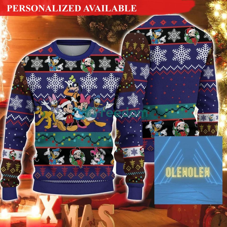 christmas mickey mouse ugly sweater mickey disney sweater 7126