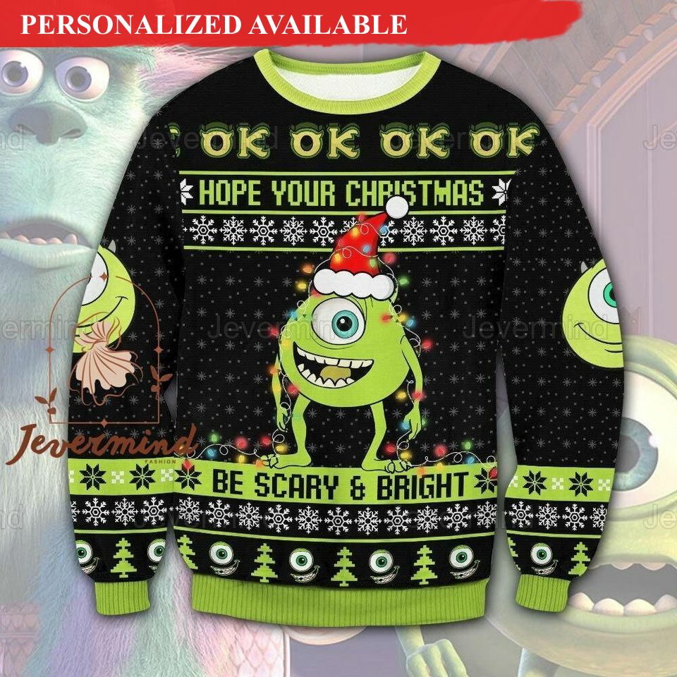 christmas mike wazowski sweater mike wazowski sweater mike wazowski 5670