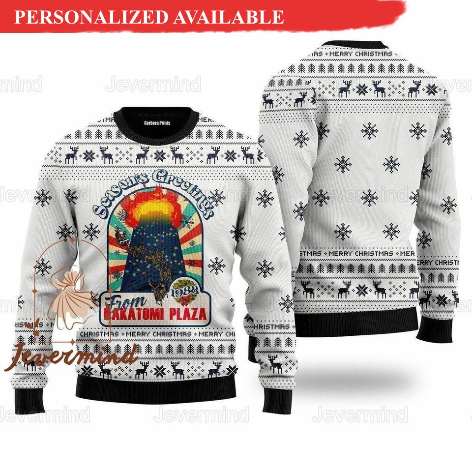 christmas nakatomi plaza sweater nakatomi plaza sweater 8485