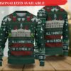 christmas president woolen sweater ugly christmas sweater 2052