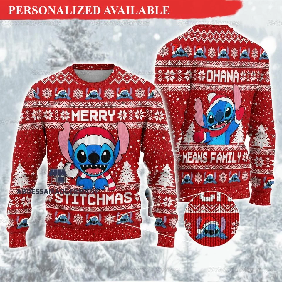 christmas stitch sweater stitchmas ugly sweater 4850