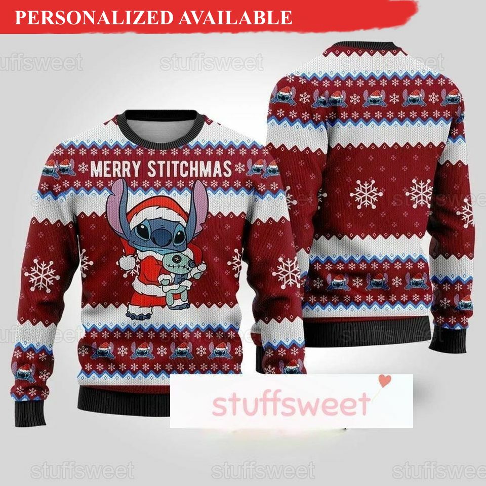 christmas stitch ugly sweater merry stitchmas sweater 6962