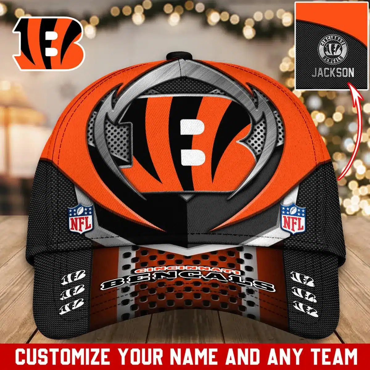 cincinnati bengals classic cap gift for fans wty241021 fe27o