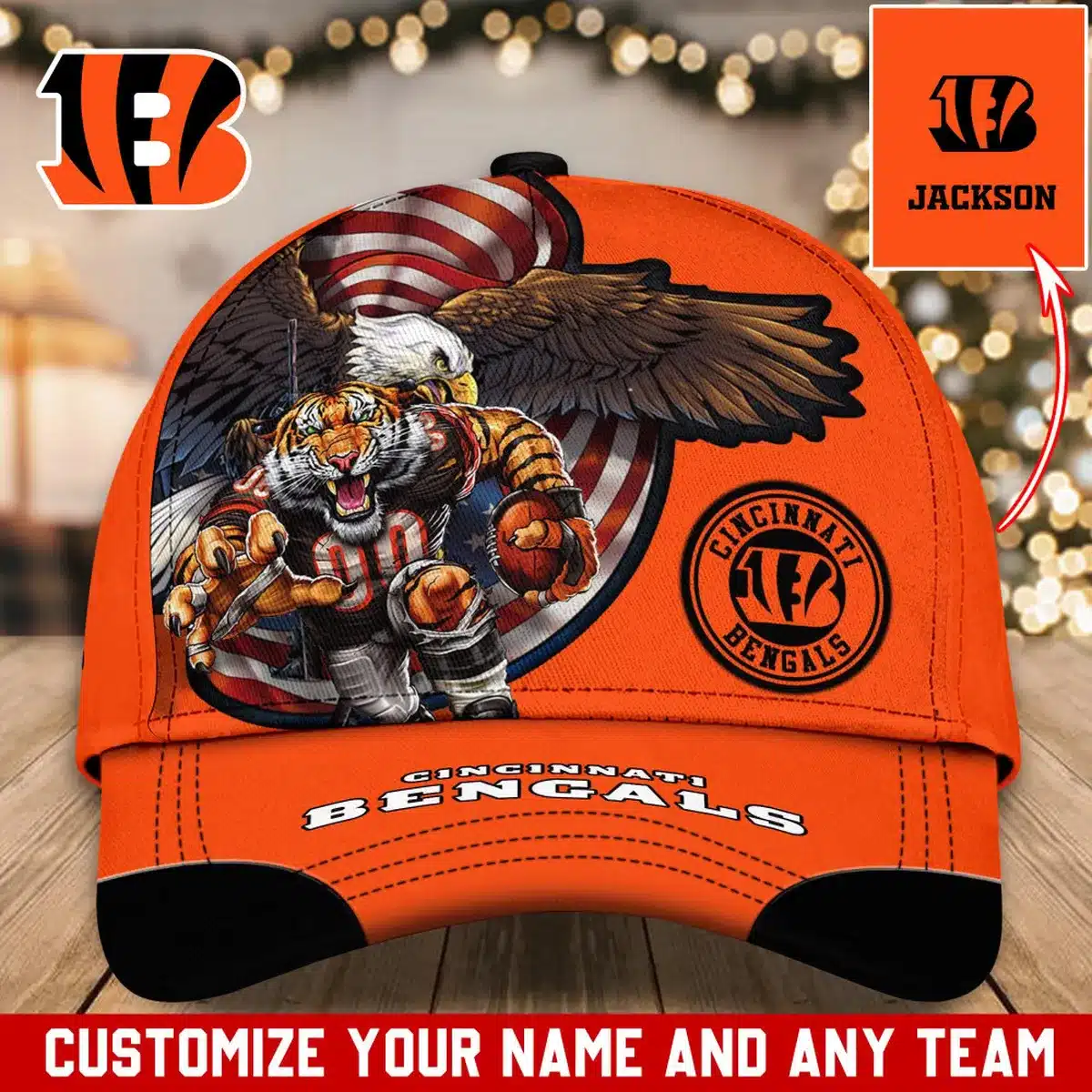 cincinnati bengals classic cap gift for fans wty241027 ddo5e