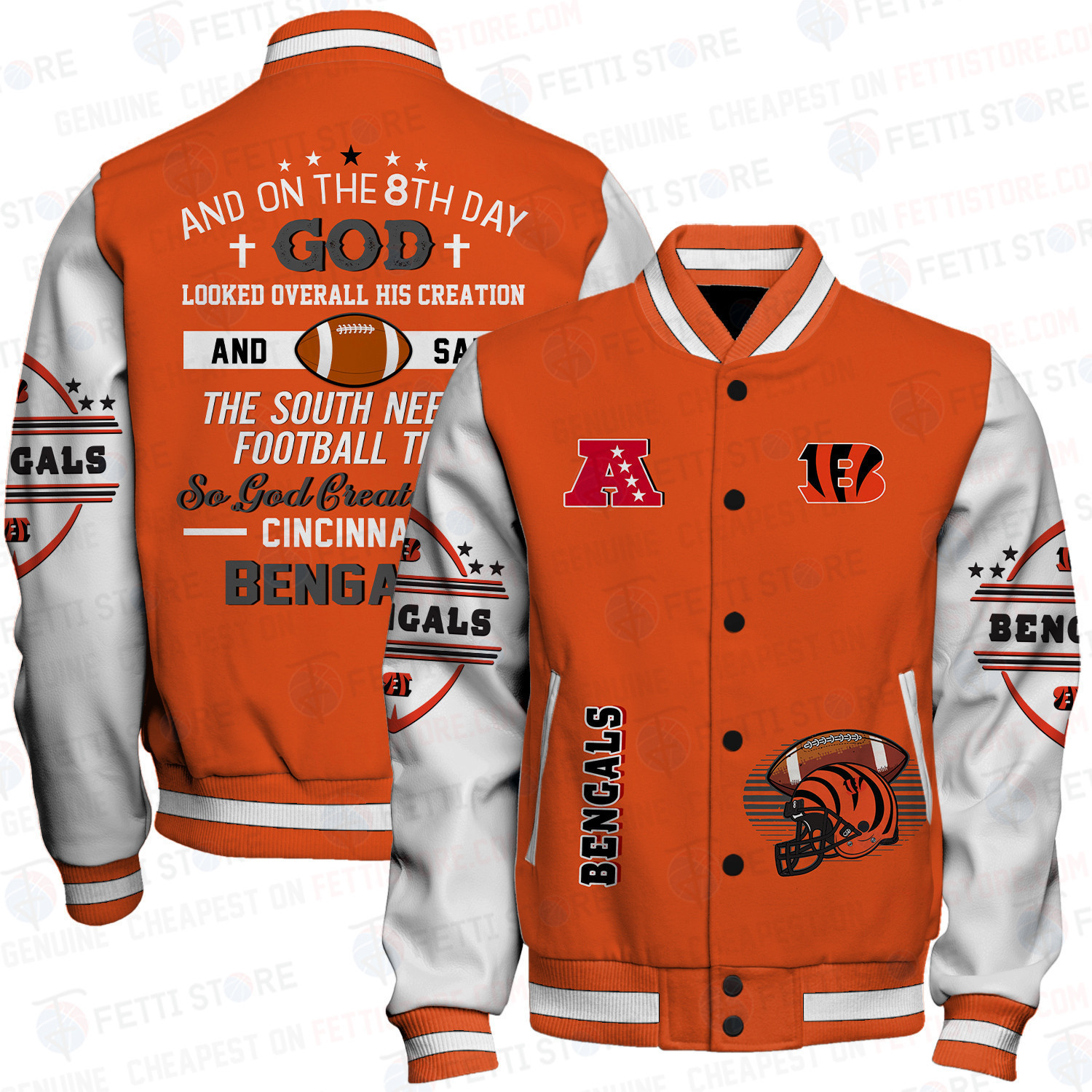 cincinnati bengals nfl baseball varsity jacket baseball jacket all over print stm v7 fmcc9