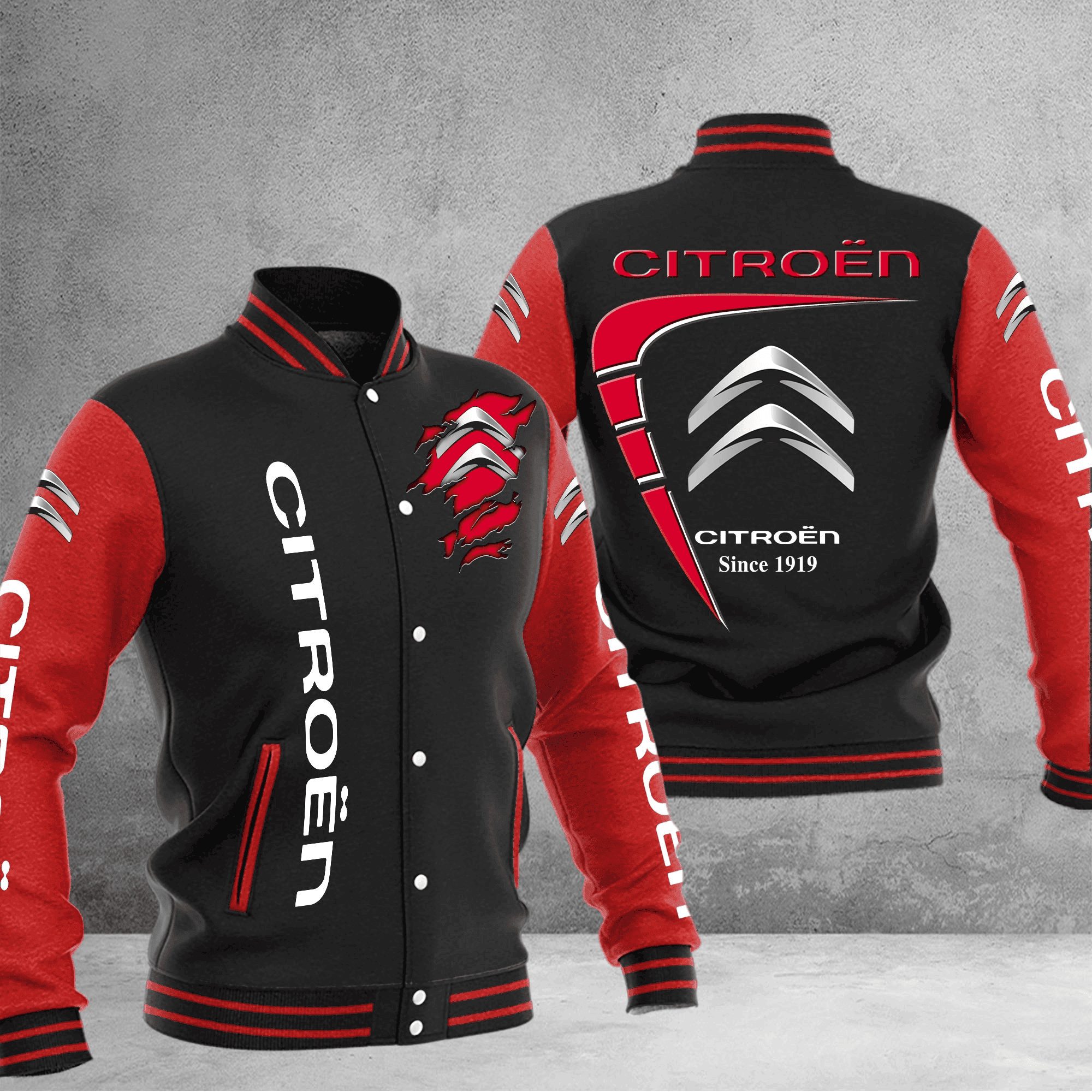 citroen baseball varsity jacket baseball jacket all over print jpfhb