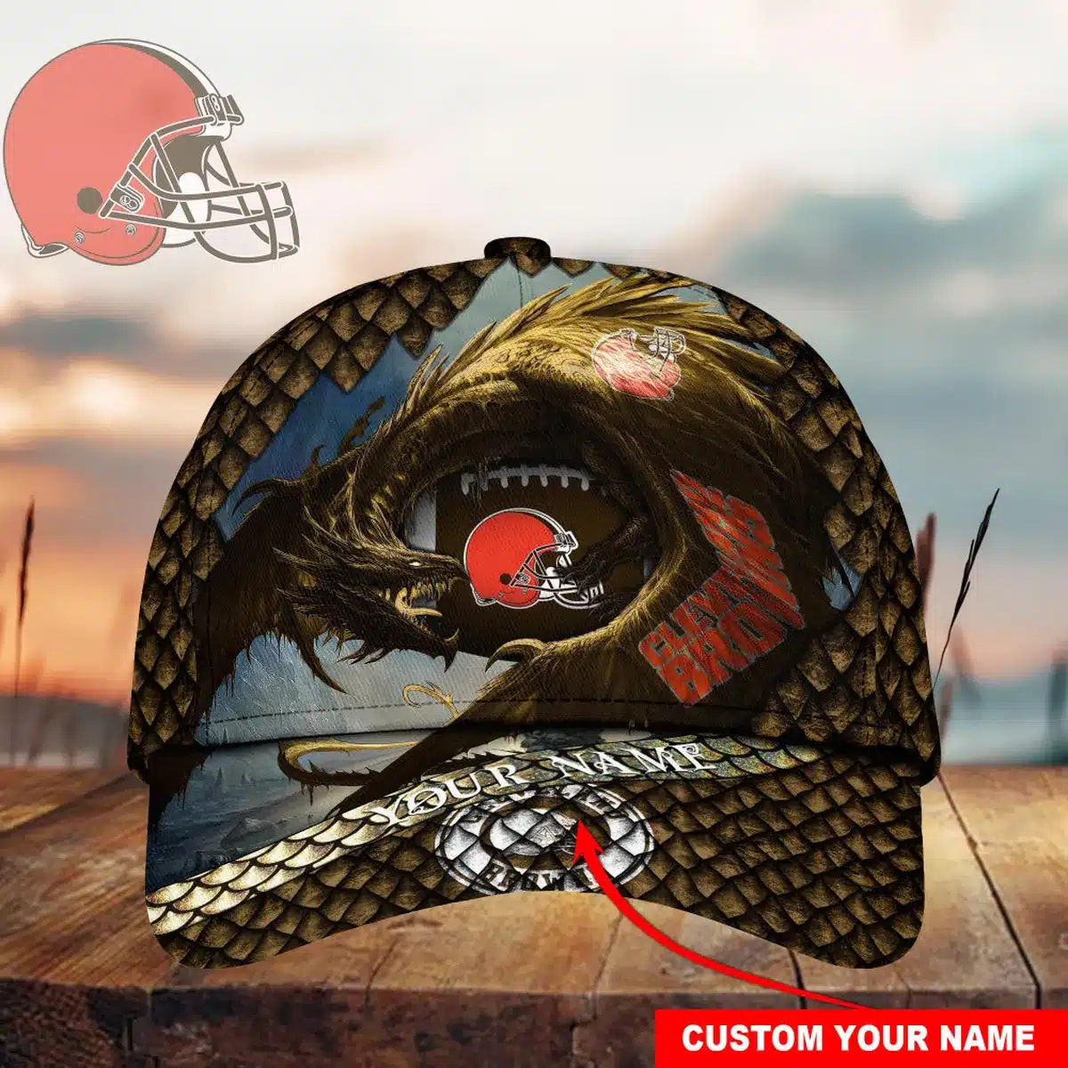 cleveland browns classic cap gift for fans wty241112 h0ekf