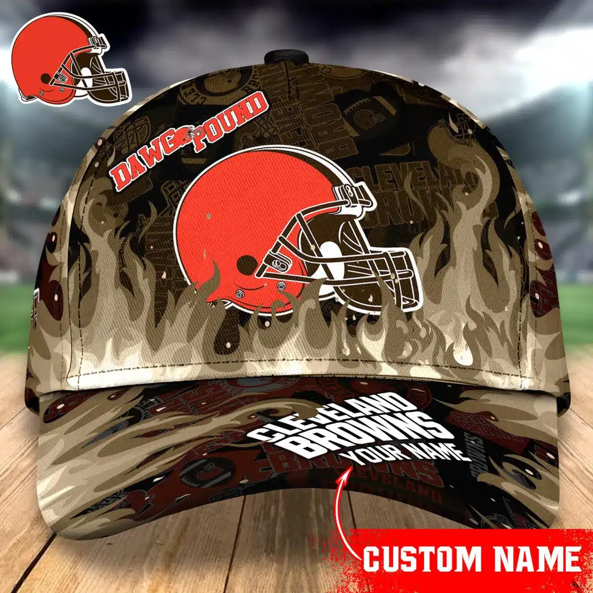 cleveland browns classic cap gift for fans wty241120 vzhkf