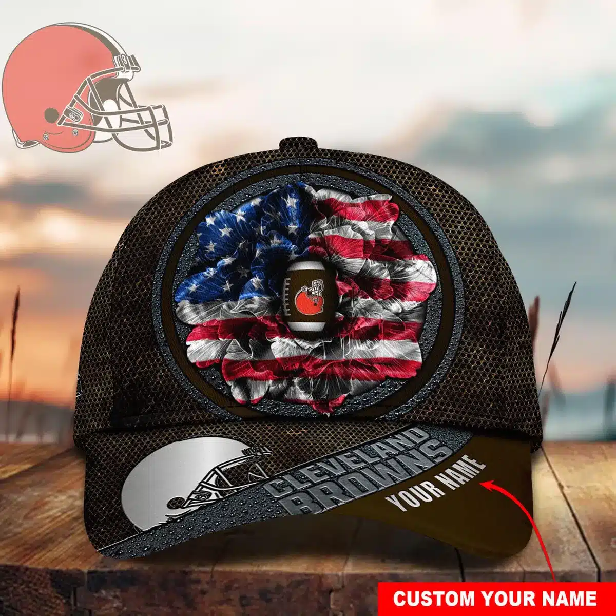 cleveland browns classic cap gift for fans wty241121 cl7m9