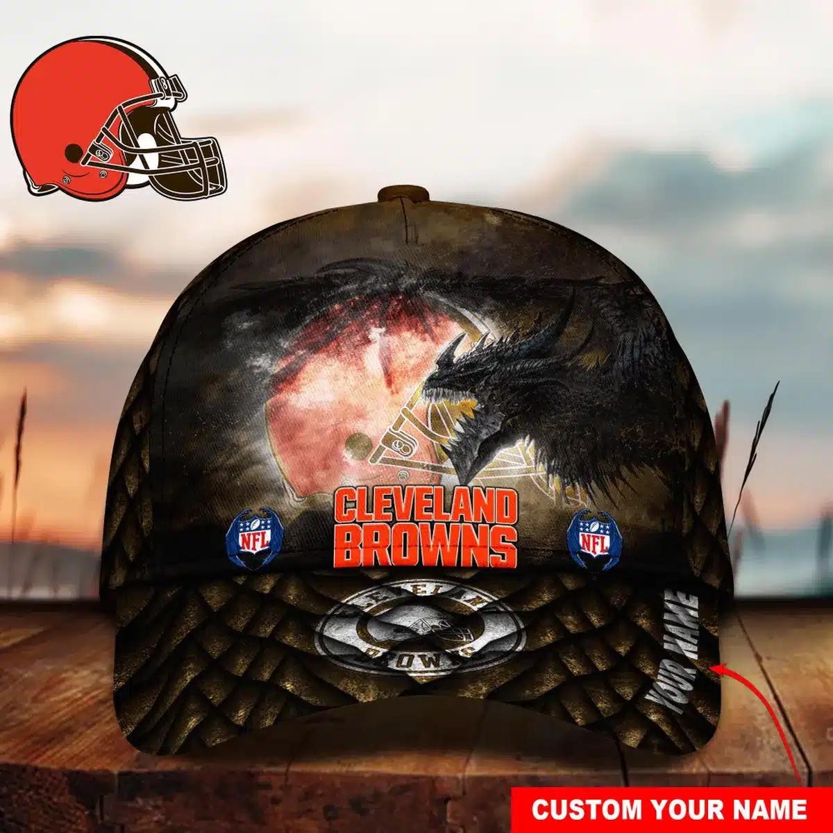 cleveland browns classic cap gift for fans wty241122 zn0b8