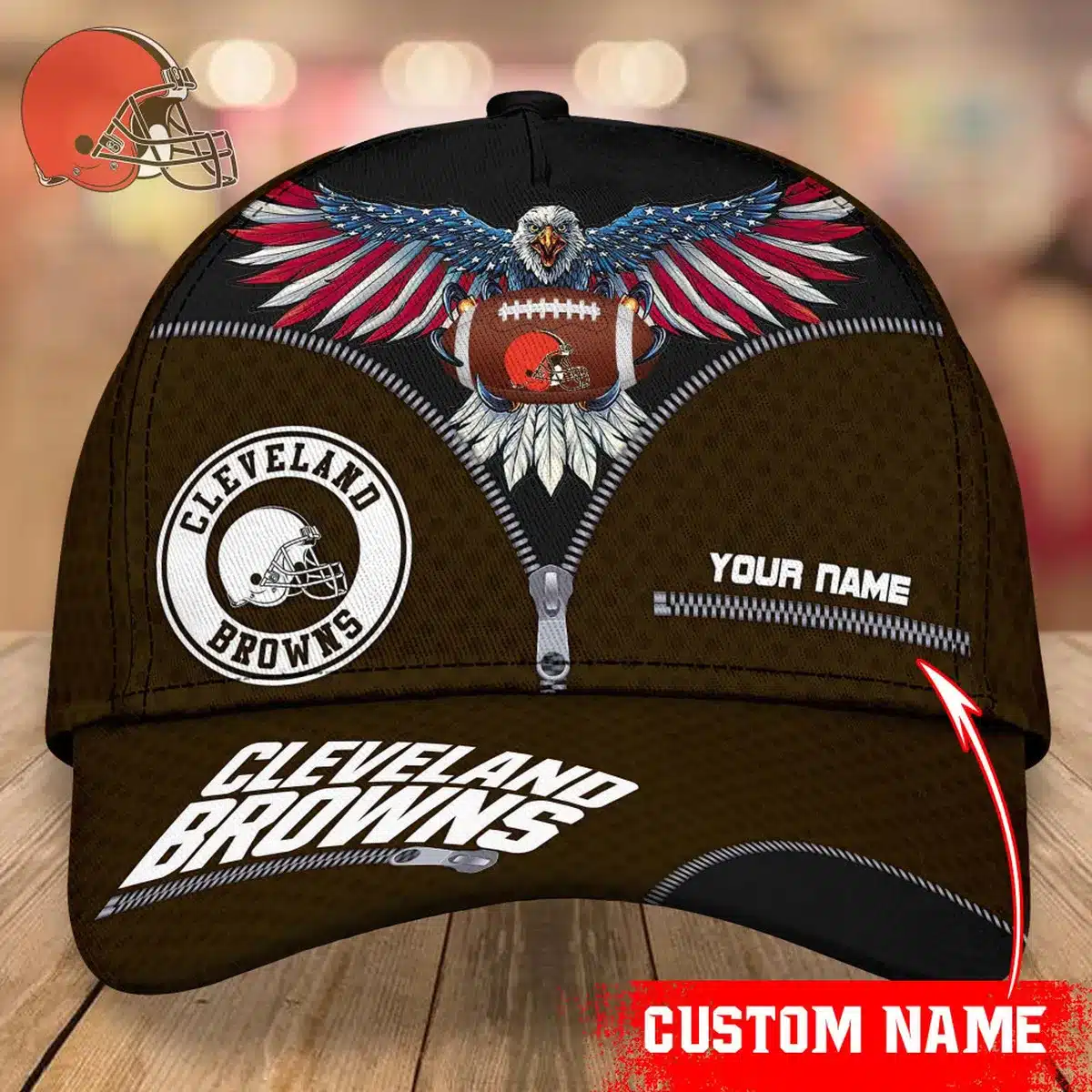 cleveland browns classic cap gift for fans wty241125 5ljs2