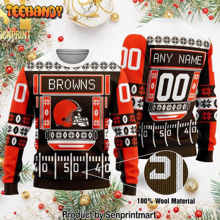 cleveland browns nfl for ugly xmas sweater jivxz