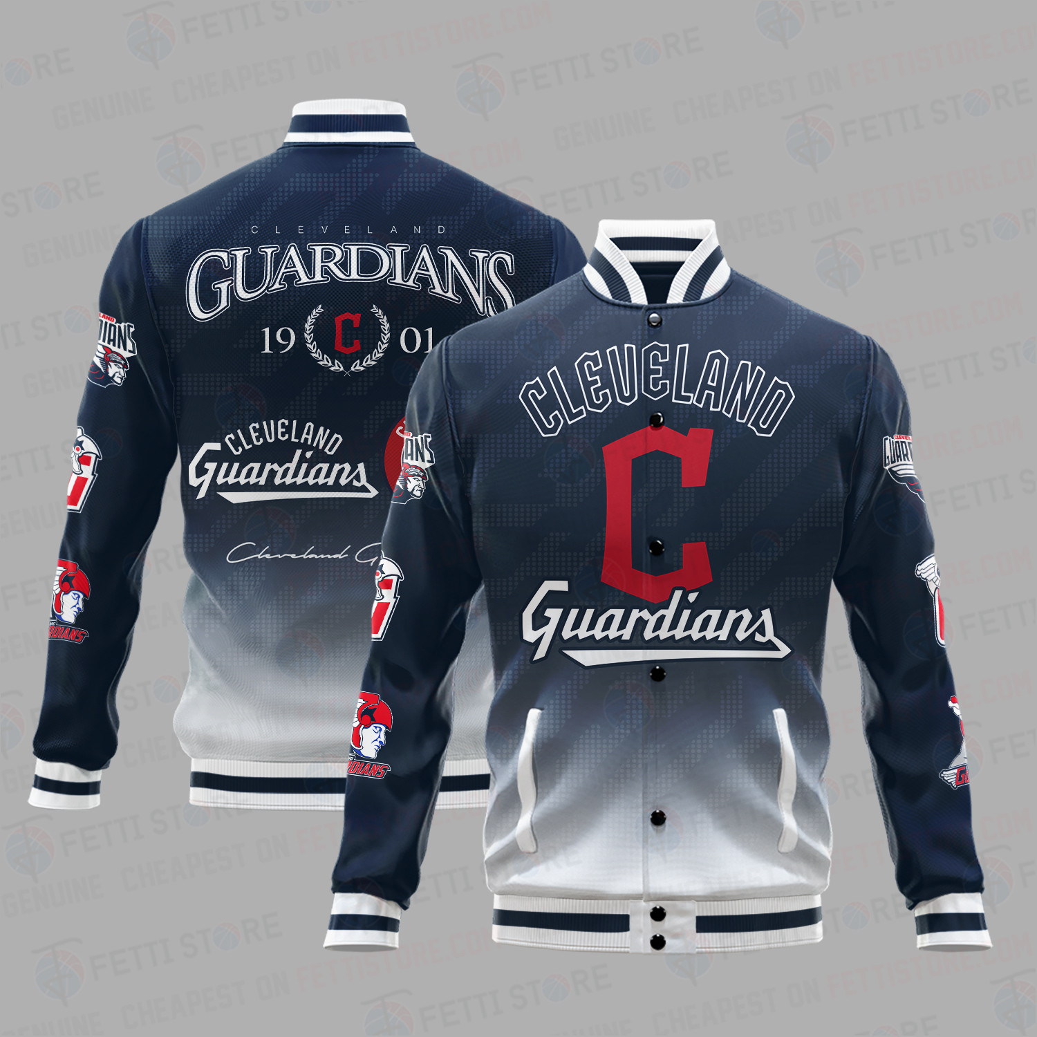 cleveland guardians 1901 best mlb vintage baseball varsity jacket baseball jacket all over print sh1 wmjlu