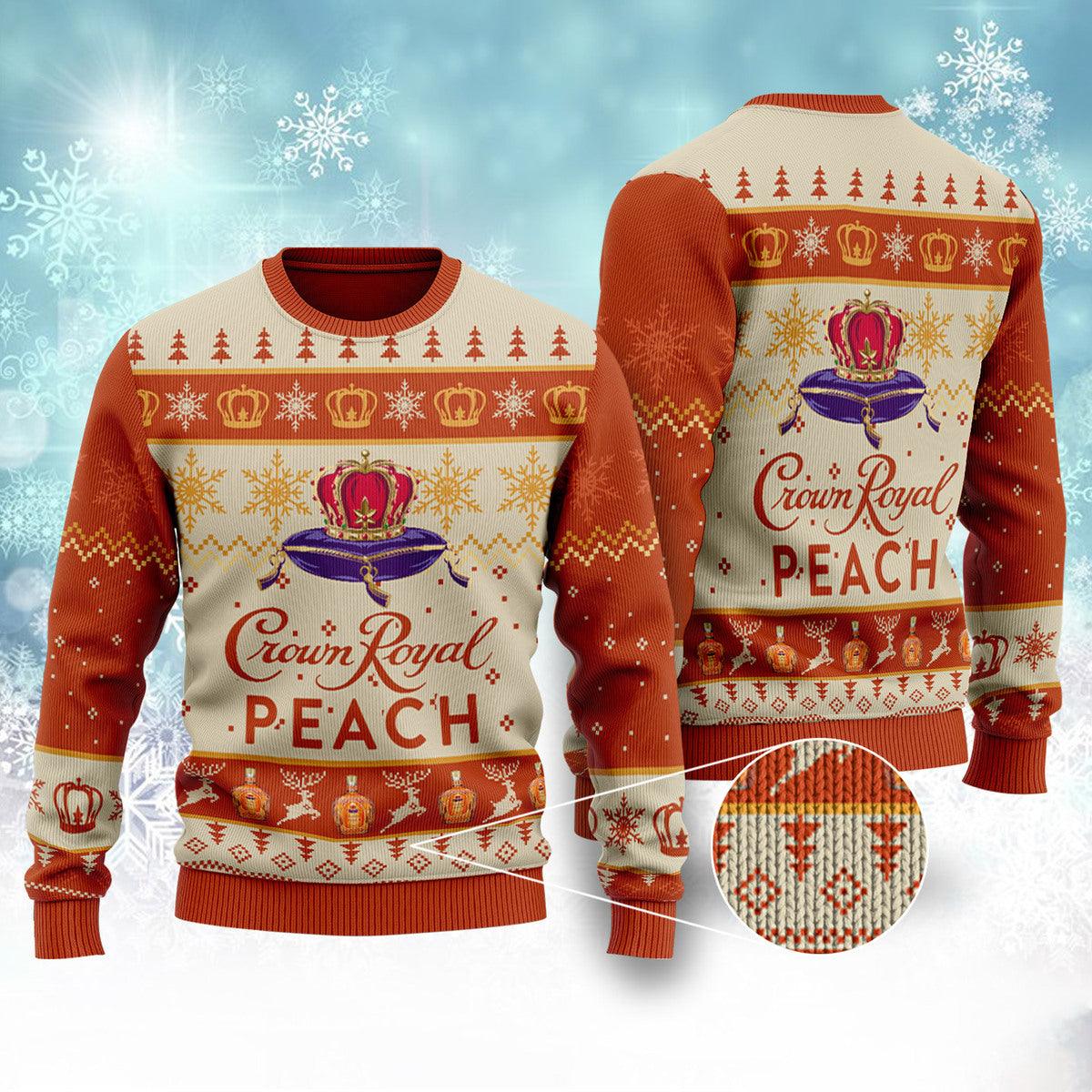 crown royal peach ugly sweater flexiquor com