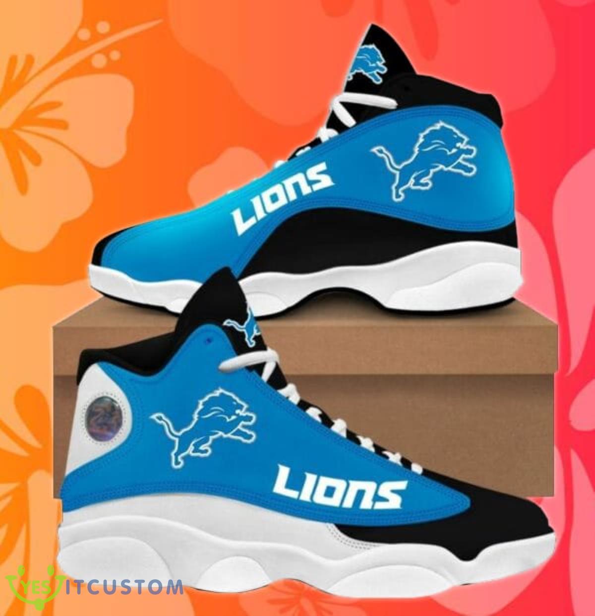 custom name detroit lions nfl air jordan 13 best gift