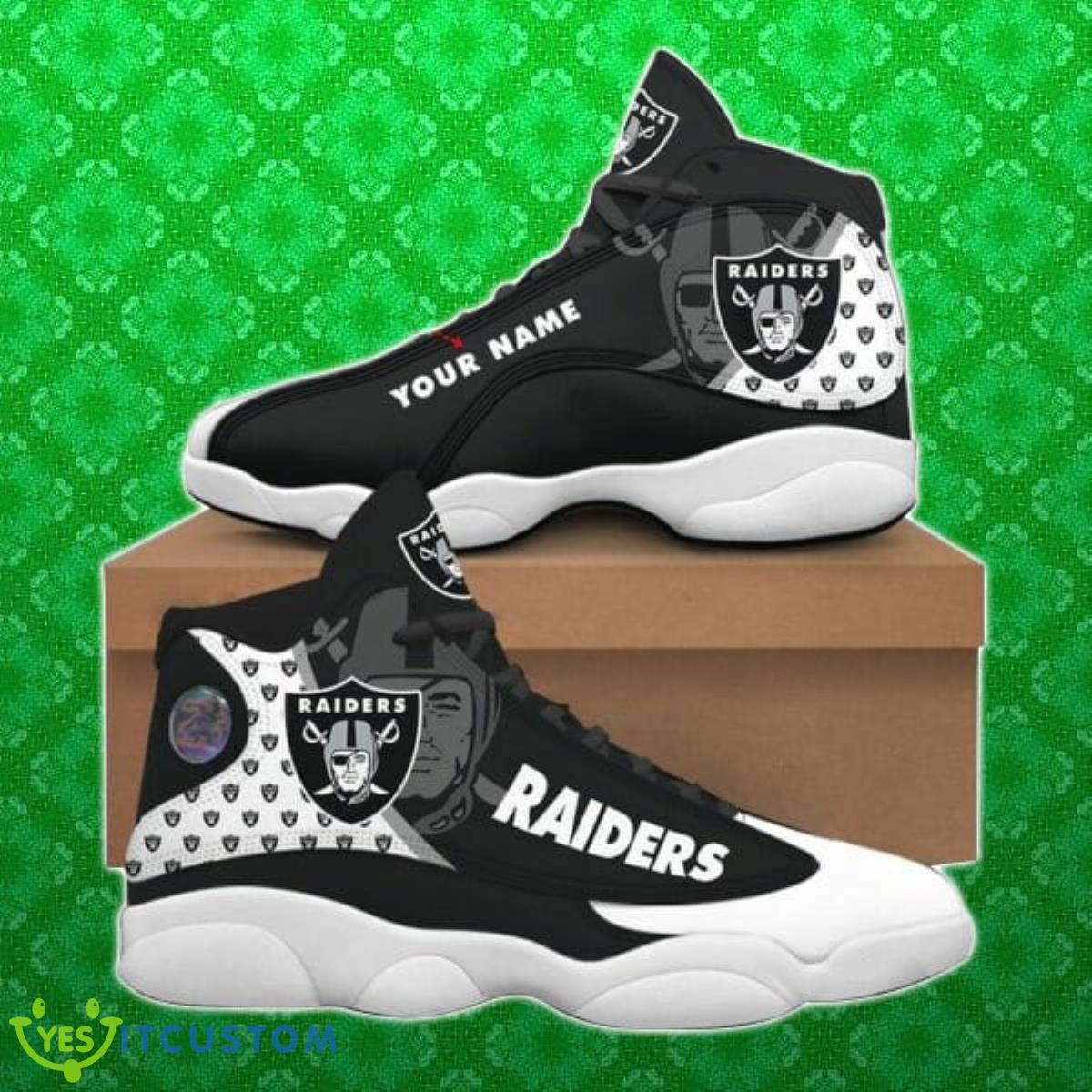 custom name las vegas raiders nfl air jordan 13 best gift