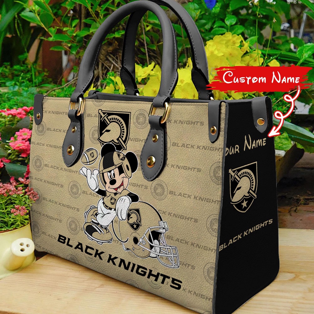 custom name ncaa army black knights women leather hand bag mickey lover hwhwx