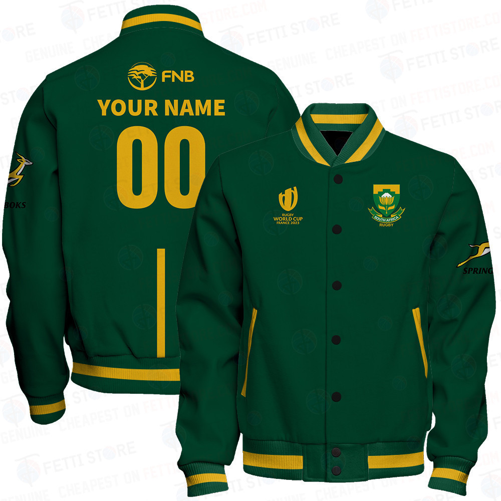 custom name number rugby world cup 2023 south africa baseball varsity jacket baseball jacket all over print 7furr