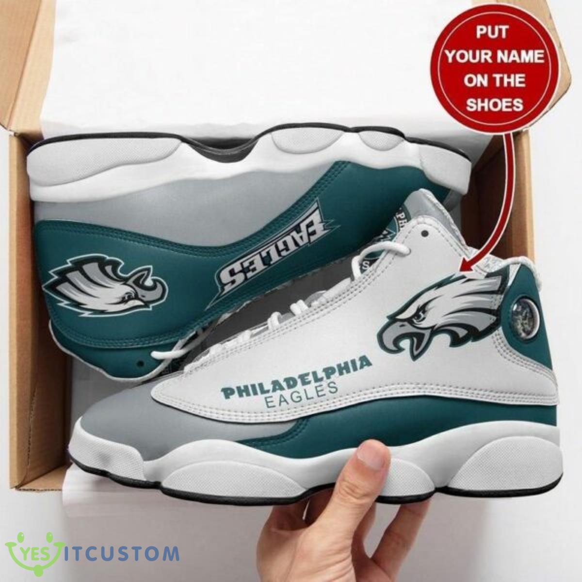 custom name philadelphia eagles nfl air jordan 13 impressive gift