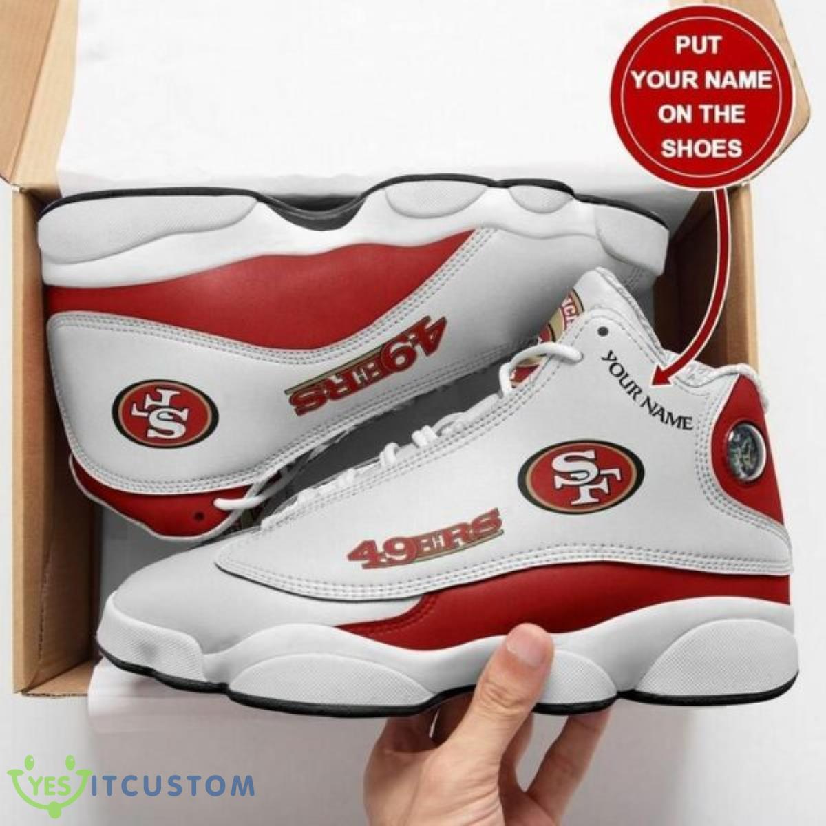 custom name san francisco 49ers nfl air jordan 13 impressive gift