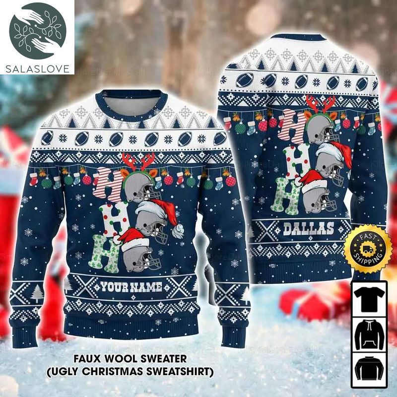 customized dallas cowboys ugly christmas sweater gift for fan 1 bx5ryg