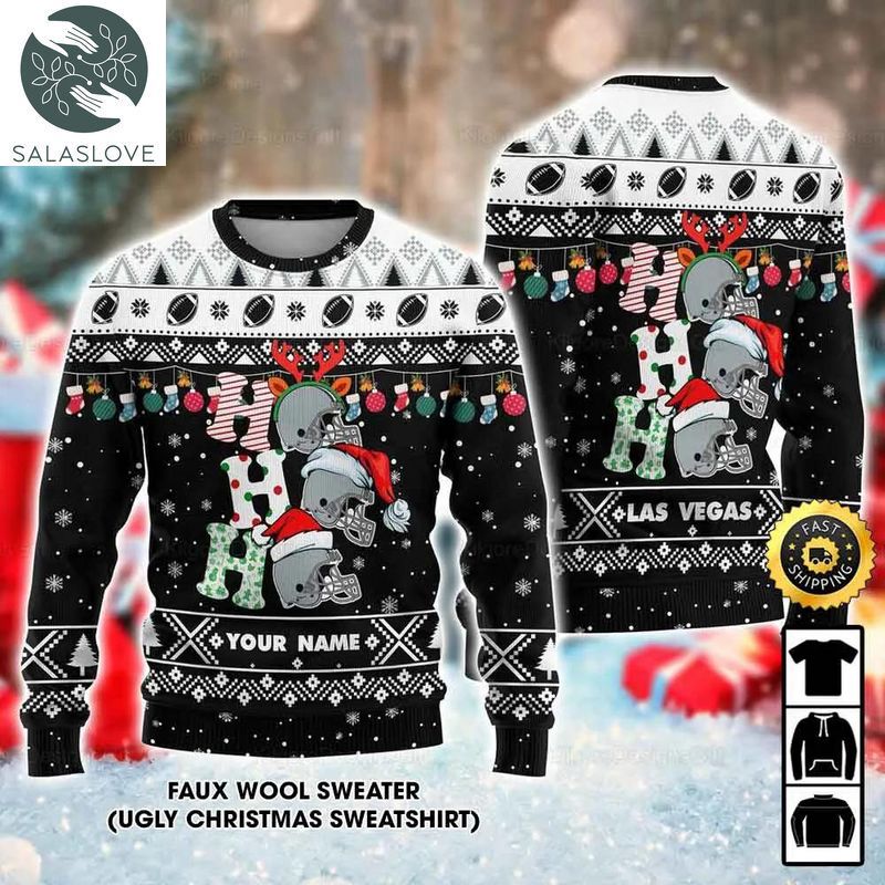 customized las vegas raiders ugly christmas sweater 1 q1ikon