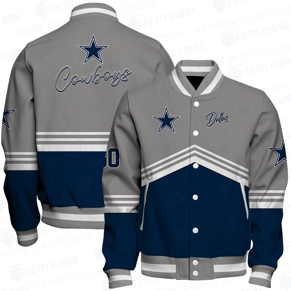 dallas cowboys baseball varsity jacket baseball jacket all over print wf jt66q