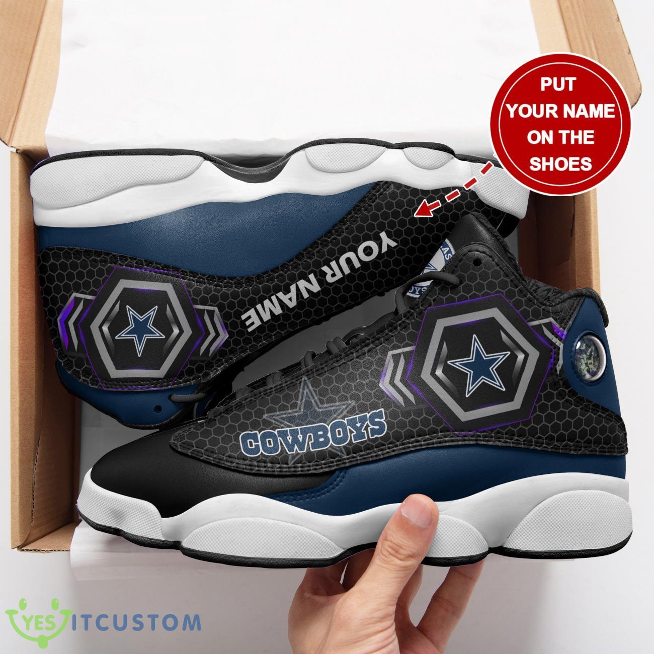 dallas cowboys custom name air jordan 13 sneakers ultra sneakers