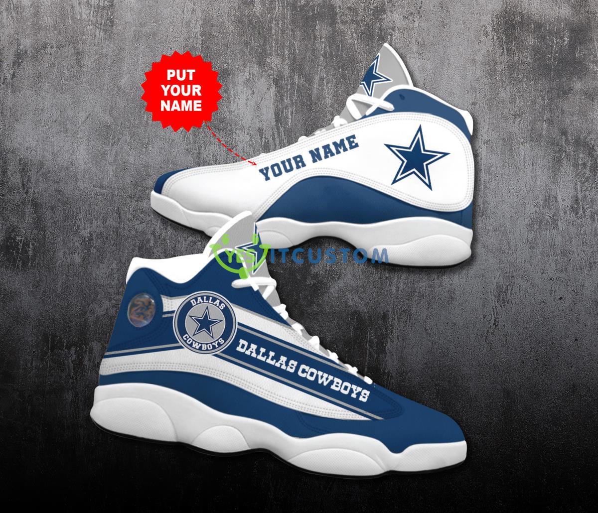 dallas cowboys football team best custom name air jordan 13 shoes