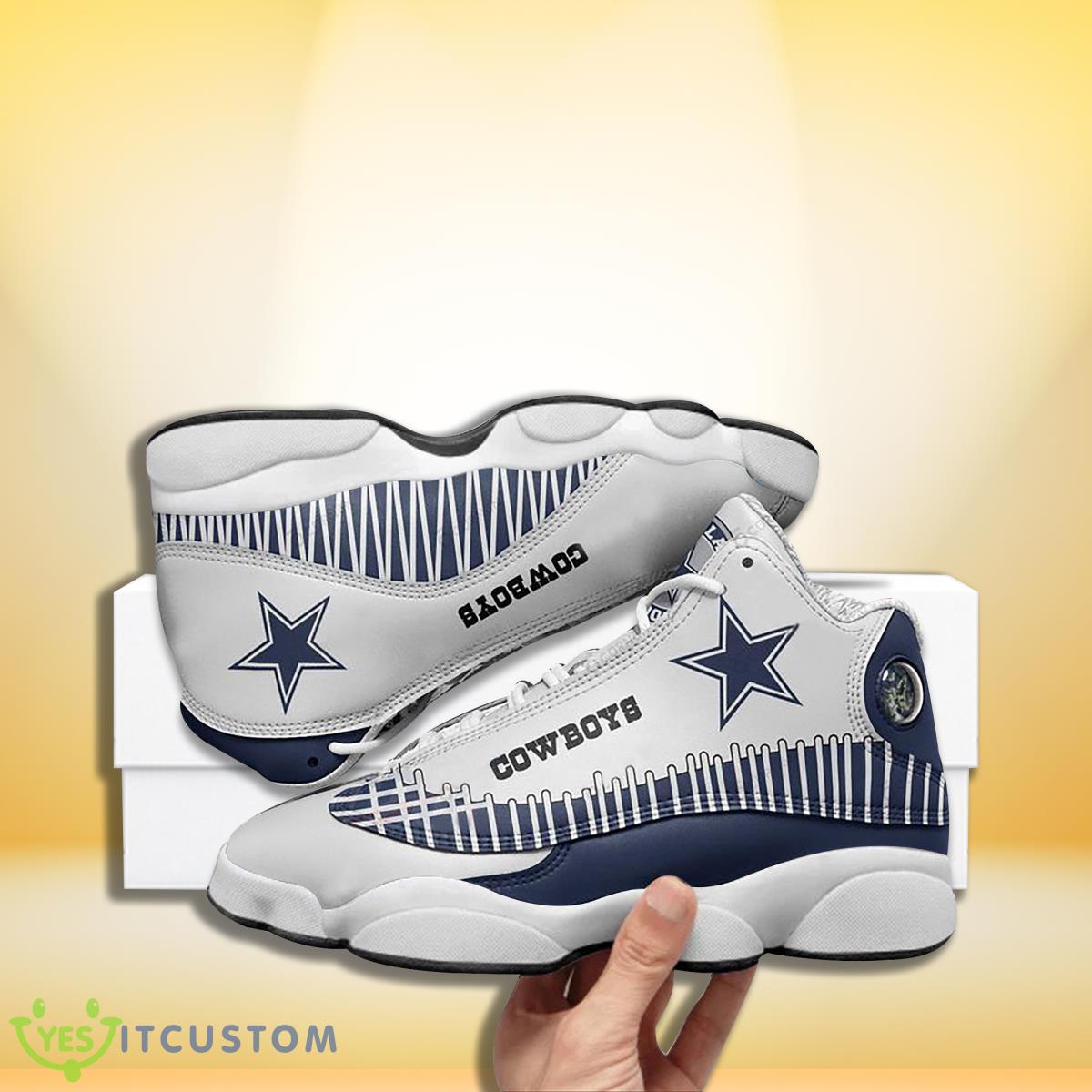 dallas cowboys football team custom name air jordan 13 sneakers for men women