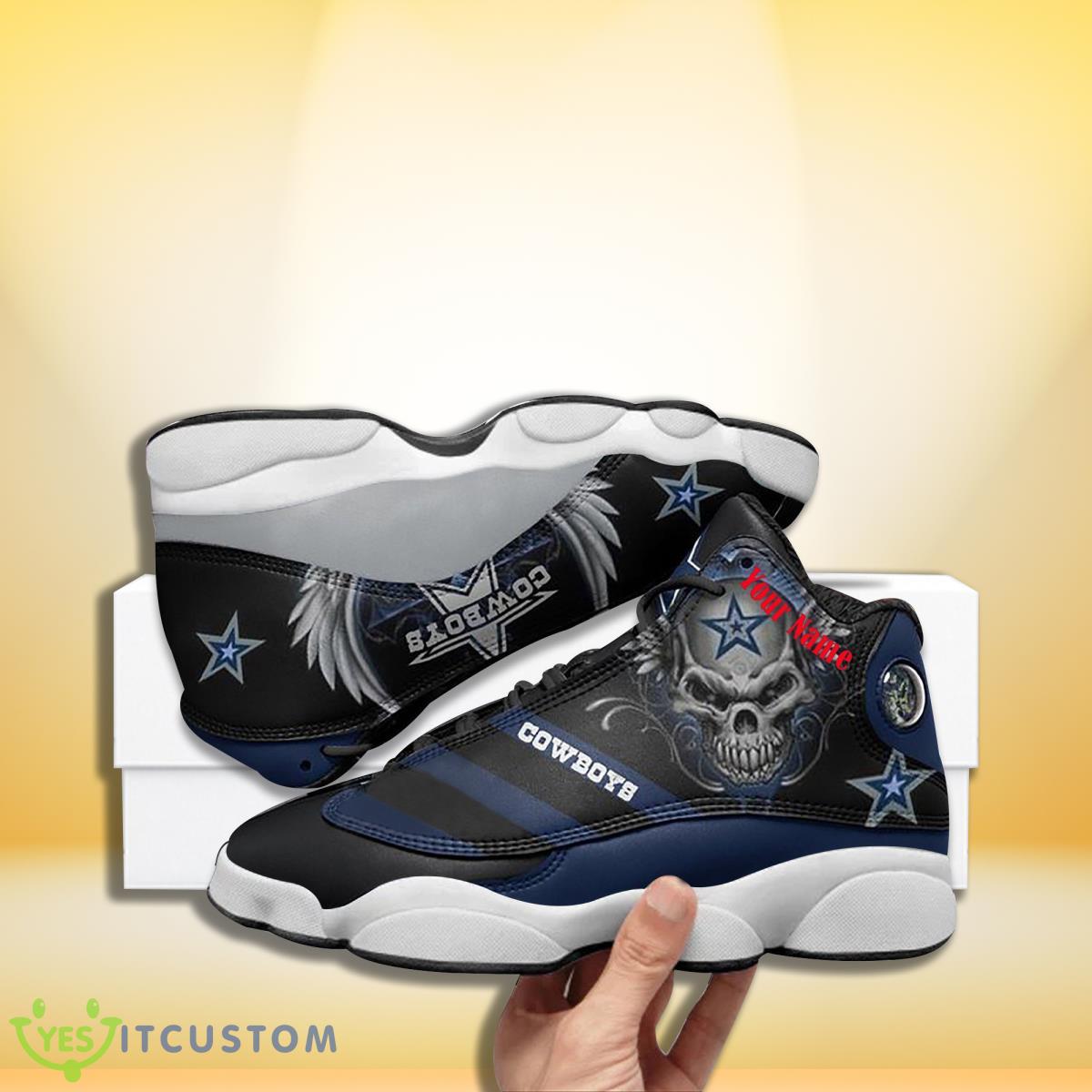 dallas cowboys football team custom name air jordan 13 sneakers impressive gift for fans