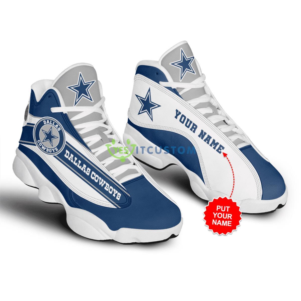 dallas cowboys football team personalized air jordan 13 impressive gift for fans