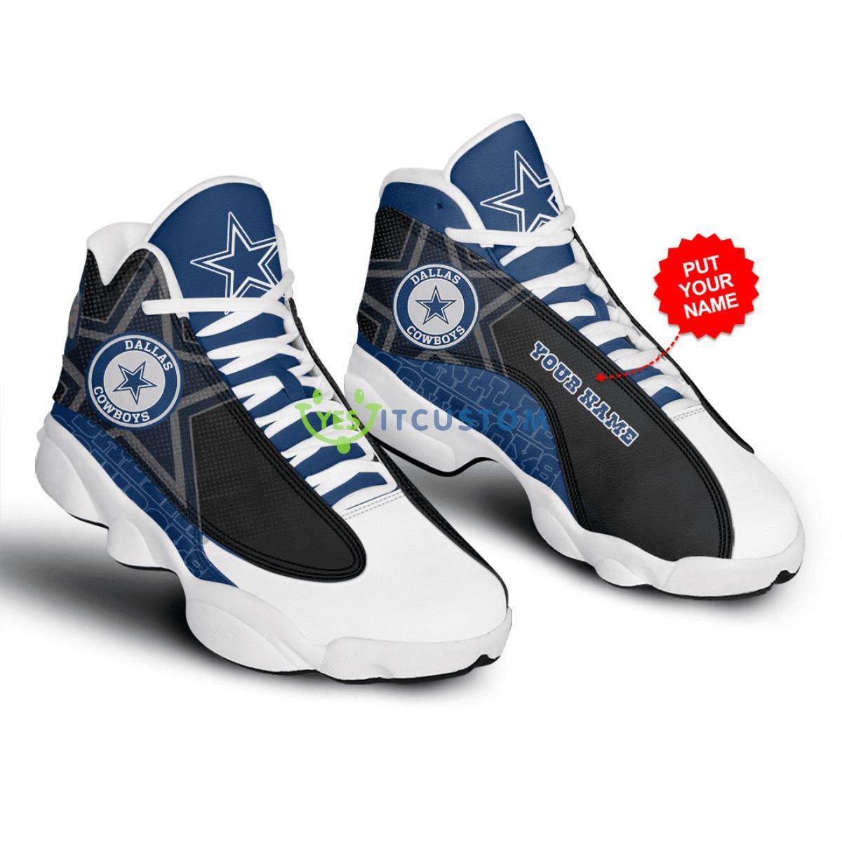 dallas cowboys football team personalized air jordan 13 special gift for fans