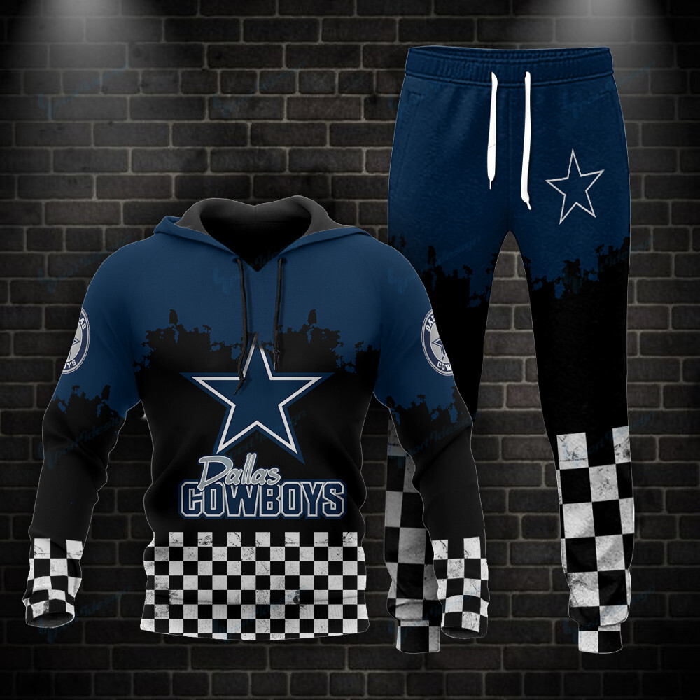 dallas cowboys hoodie and jogger set bg875 bv0gl