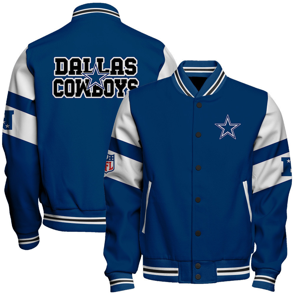 dallas cowboys nfl 2024 national football conference unisex baseball varsity jacket baseball jacket all over print v11 fewsr