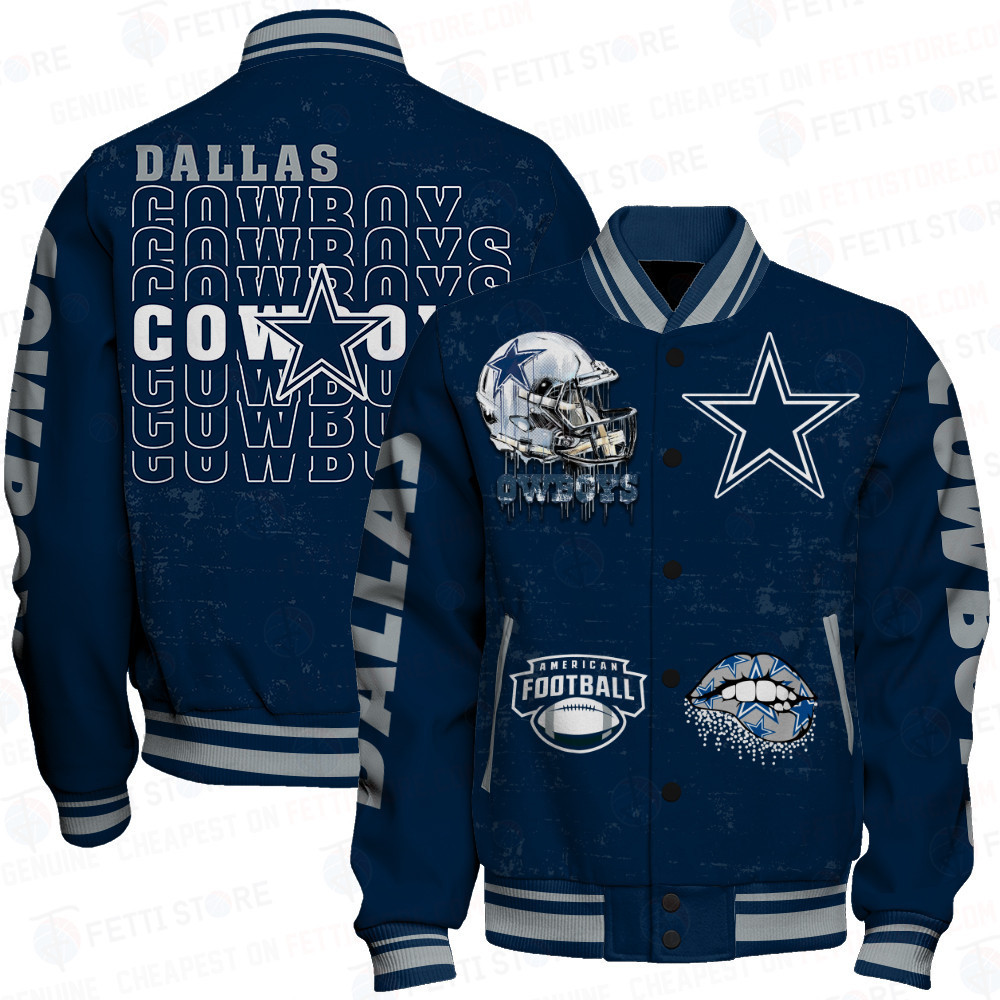 dallas cowboys nfl baseball varsity jacket baseball jacket all over print stm v6 wcwel