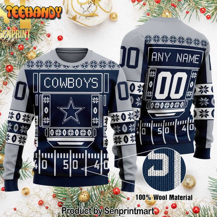 dallas cowboys nfl christmas ugly xmas sweater 20805