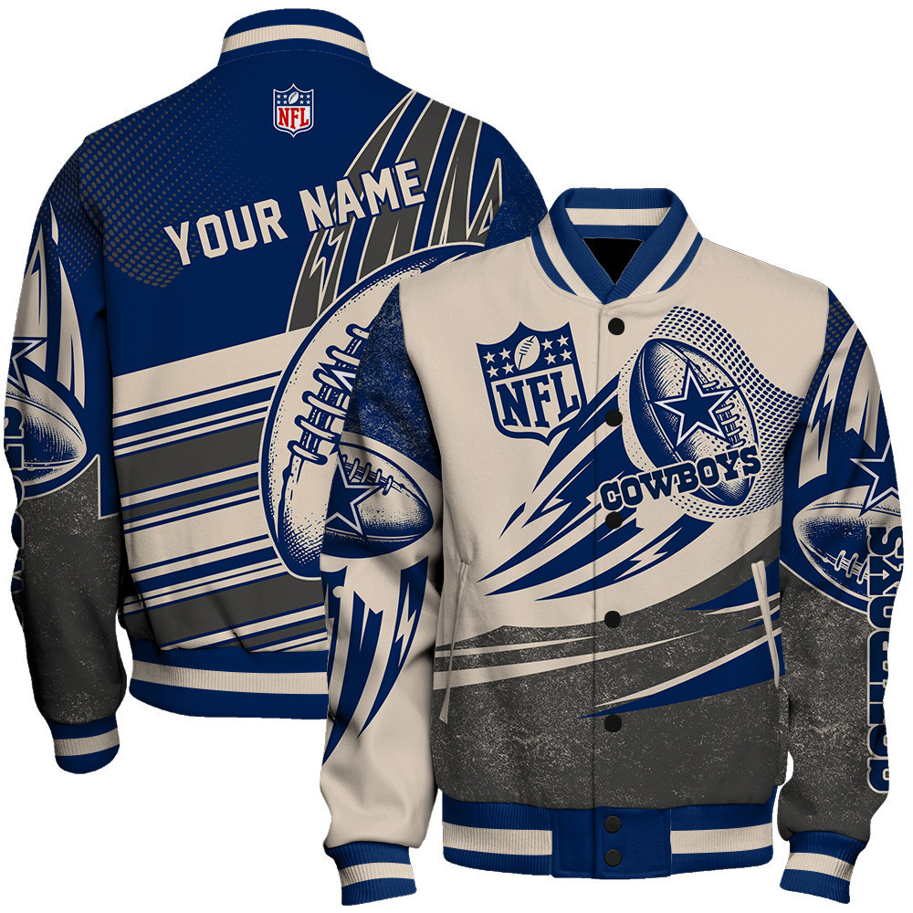 dallas cowboys nfl customized baseball varsity jacket baseball jacket all over print v10 wdrca