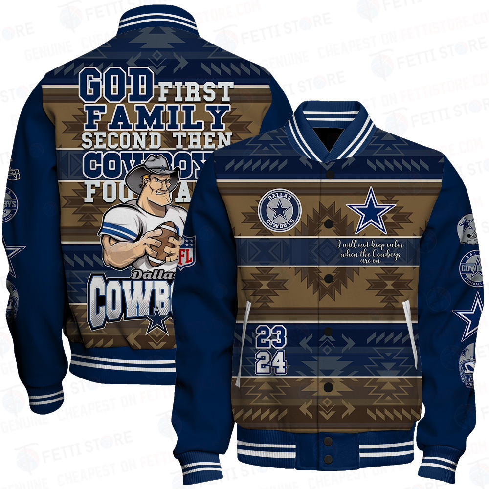 dallas cowboys nfl nation pattern baseball varsity jacket baseball jacket all over print stm v1 kqgok