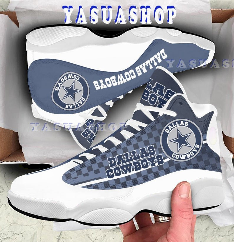 dallas cowboys nfl old blue shoes air jd13 shoes sneakers fan gift shoes hot style this yearprinted shoes for everybody zh6nu