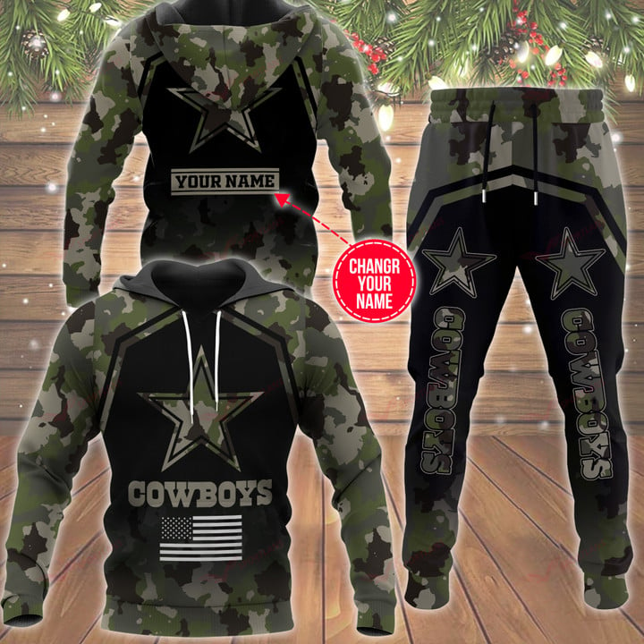 dallas cowboys personalized hoodie and joggers bb542 e42fg