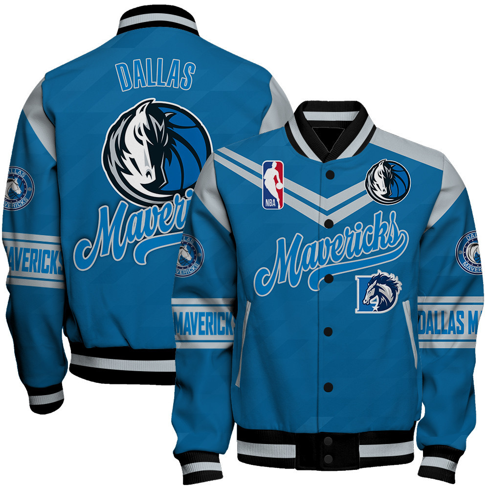 dallas mavericks nba baseball varsity jacket baseball jacket all over print sfat v9 suh4z