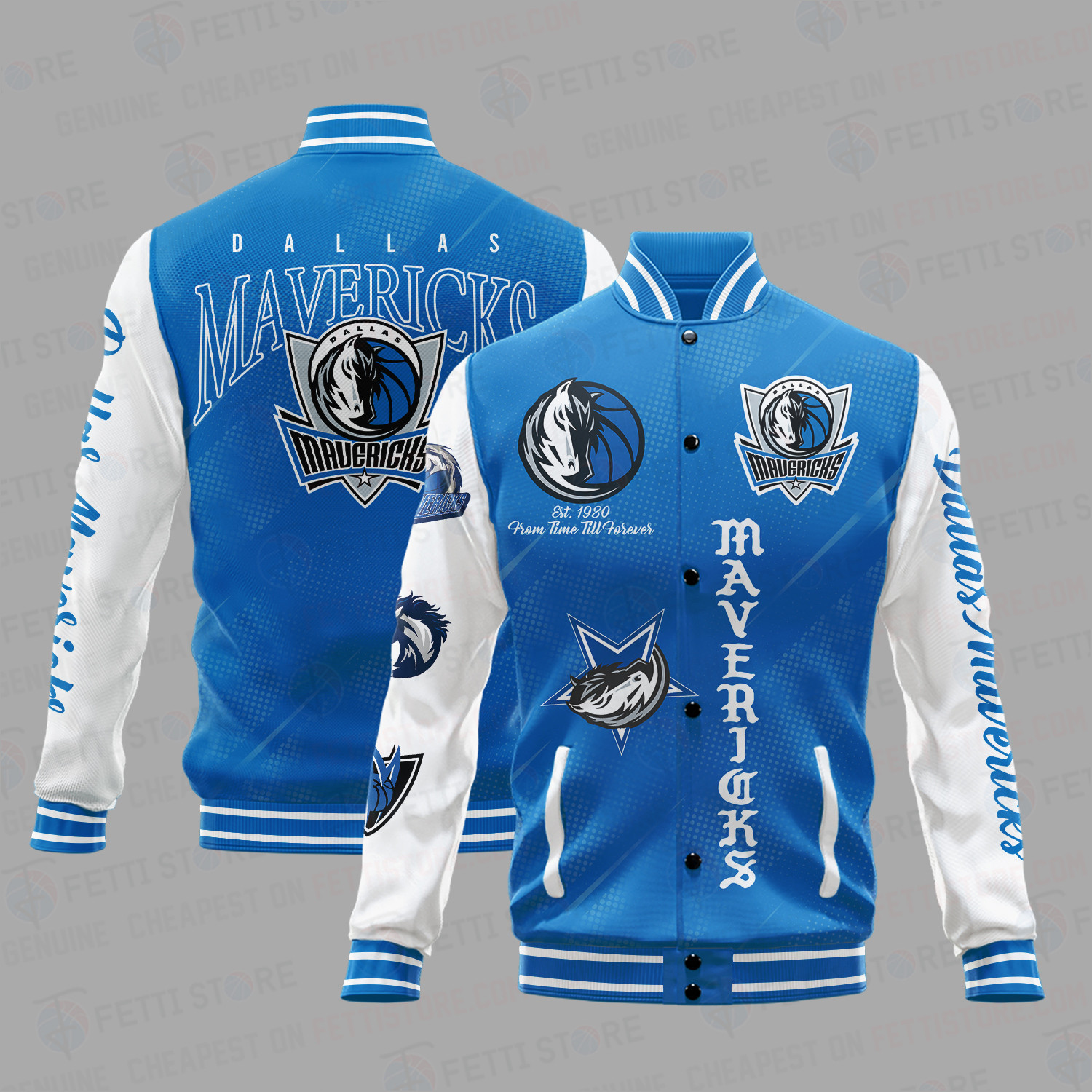 dallas mavericks nba baseball varsity jacket baseball jacket all over print sh1 v2 vmvu3