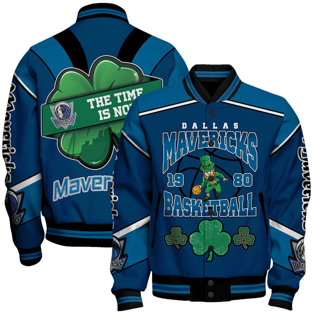 dallas mavericks nba baseball varsity jacket baseball jacket all over print stm v20 me1en