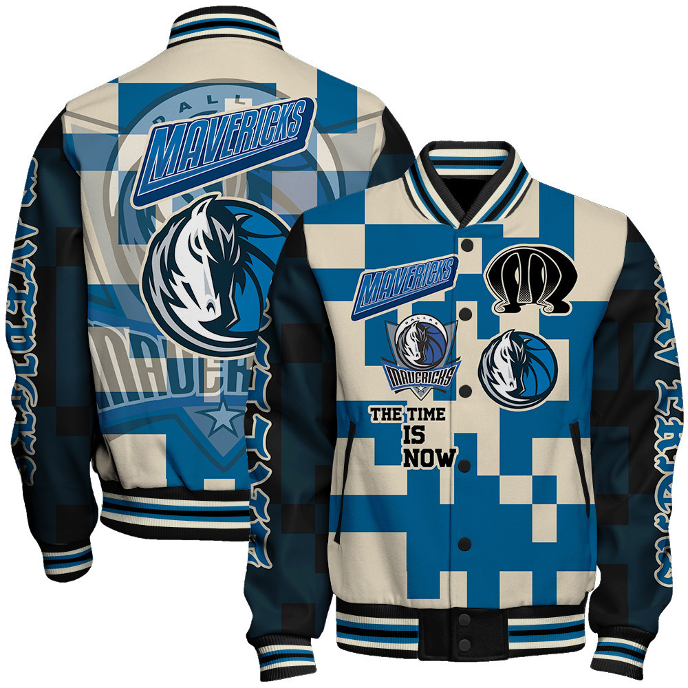 dallas mavericks nba baseball varsity jacket baseball jacket all over print stm v22 yeb95