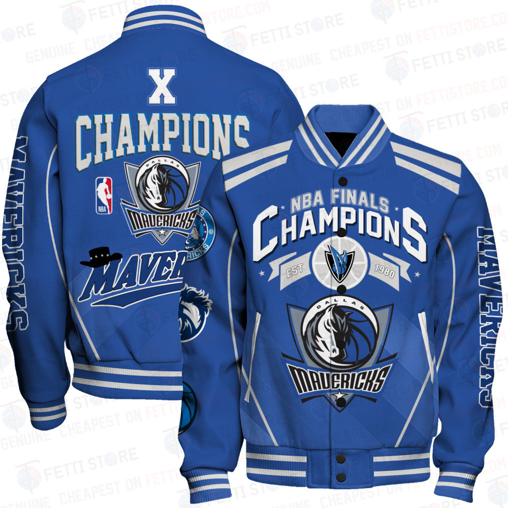 dallas mavericks x champions basketball team print baseball varsity jacket baseball jacket all over print sfat v24 glex2