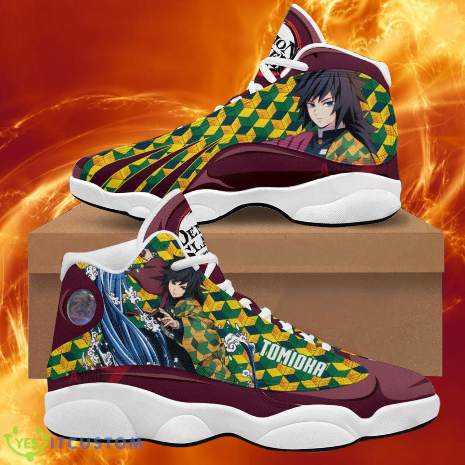 demon slayer jd13 jd sneakers giyu tomioka anime shoes gift for fans