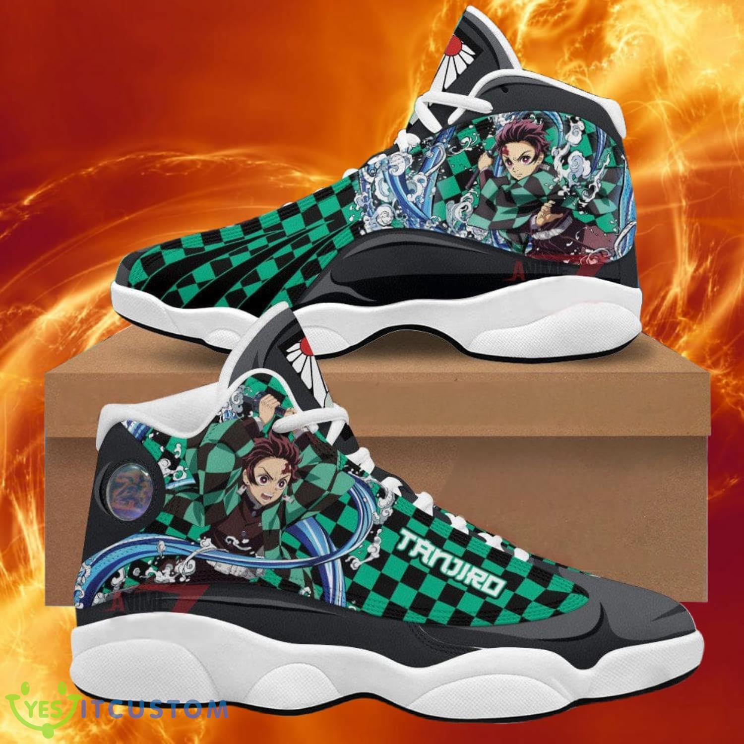 demon slayer jd13 sneakers kamando tanjiro anime shoes gift for fans