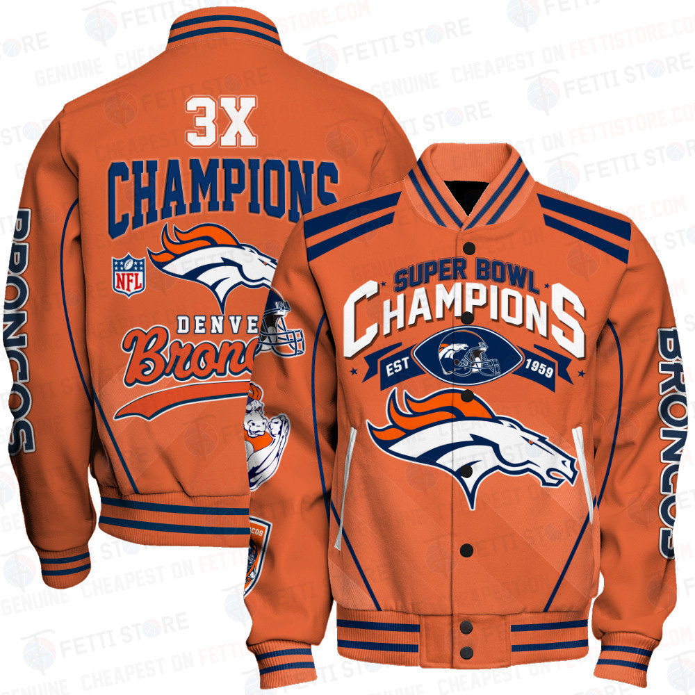 denver broncos nfl champions baseball varsity jacket baseball jacket all over print i0wx2