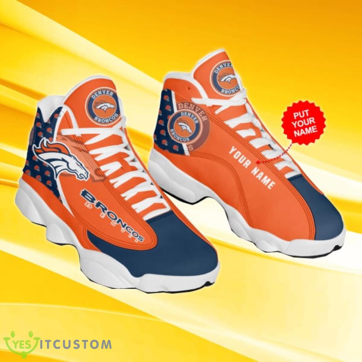 denver broncos nfl custom name air jordan 13 best gift